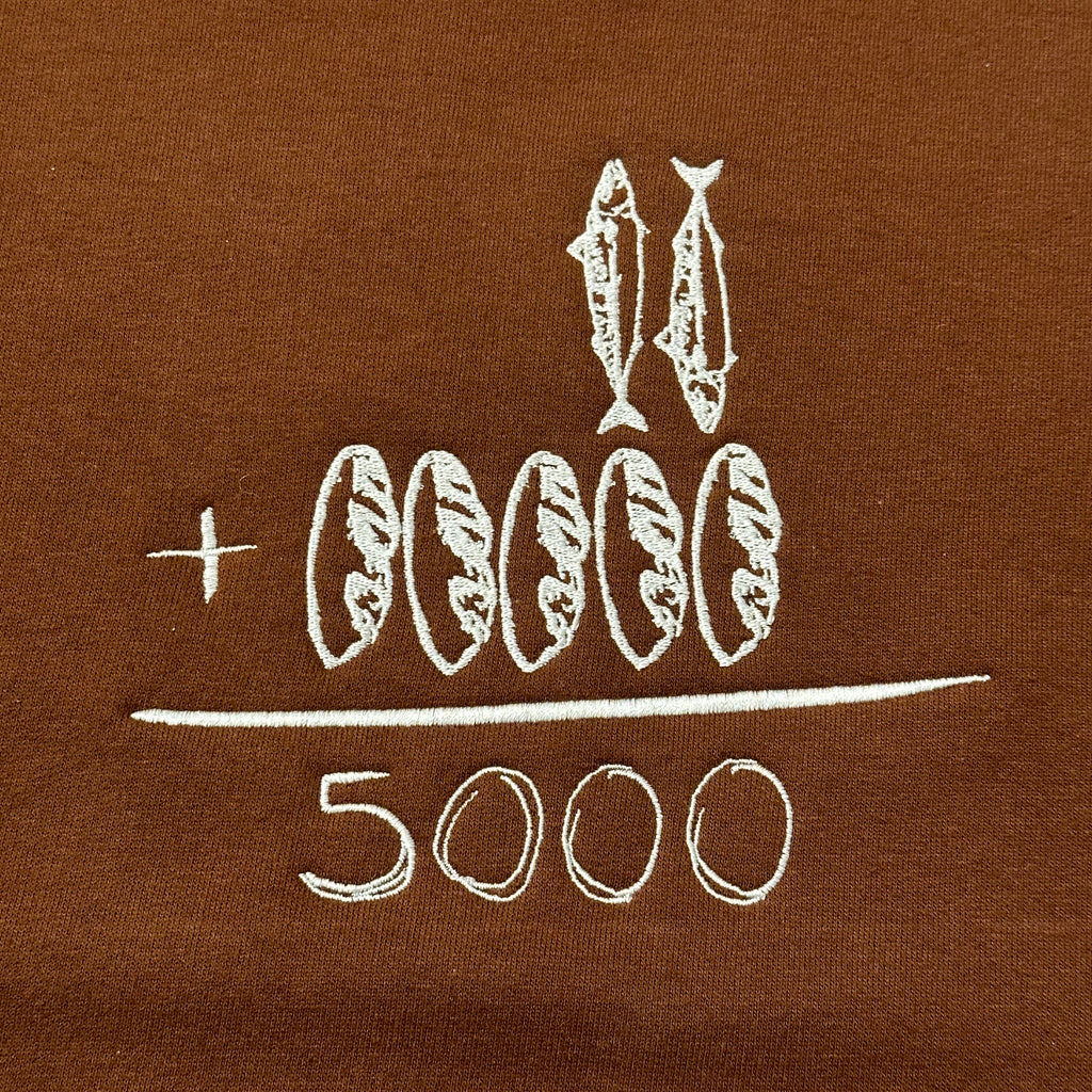 Five Loaves and Two Fishes Embroidered Sweatshirt