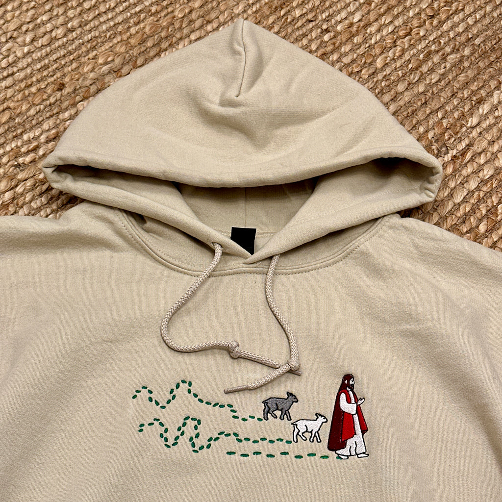 - Couples - Embroidered Classic Unisex Pullover Hoodie