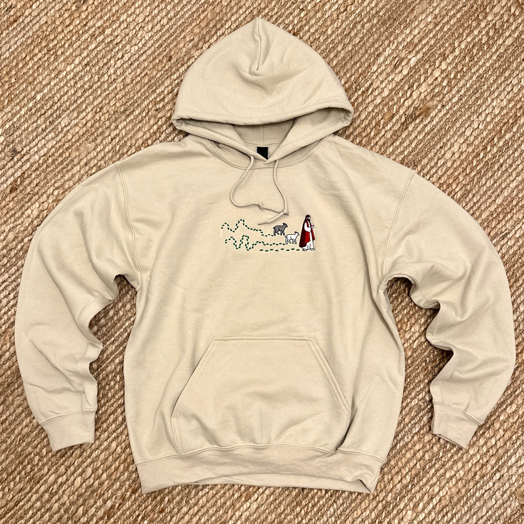 - Couples - Embroidered Classic Unisex Pullover Hoodie