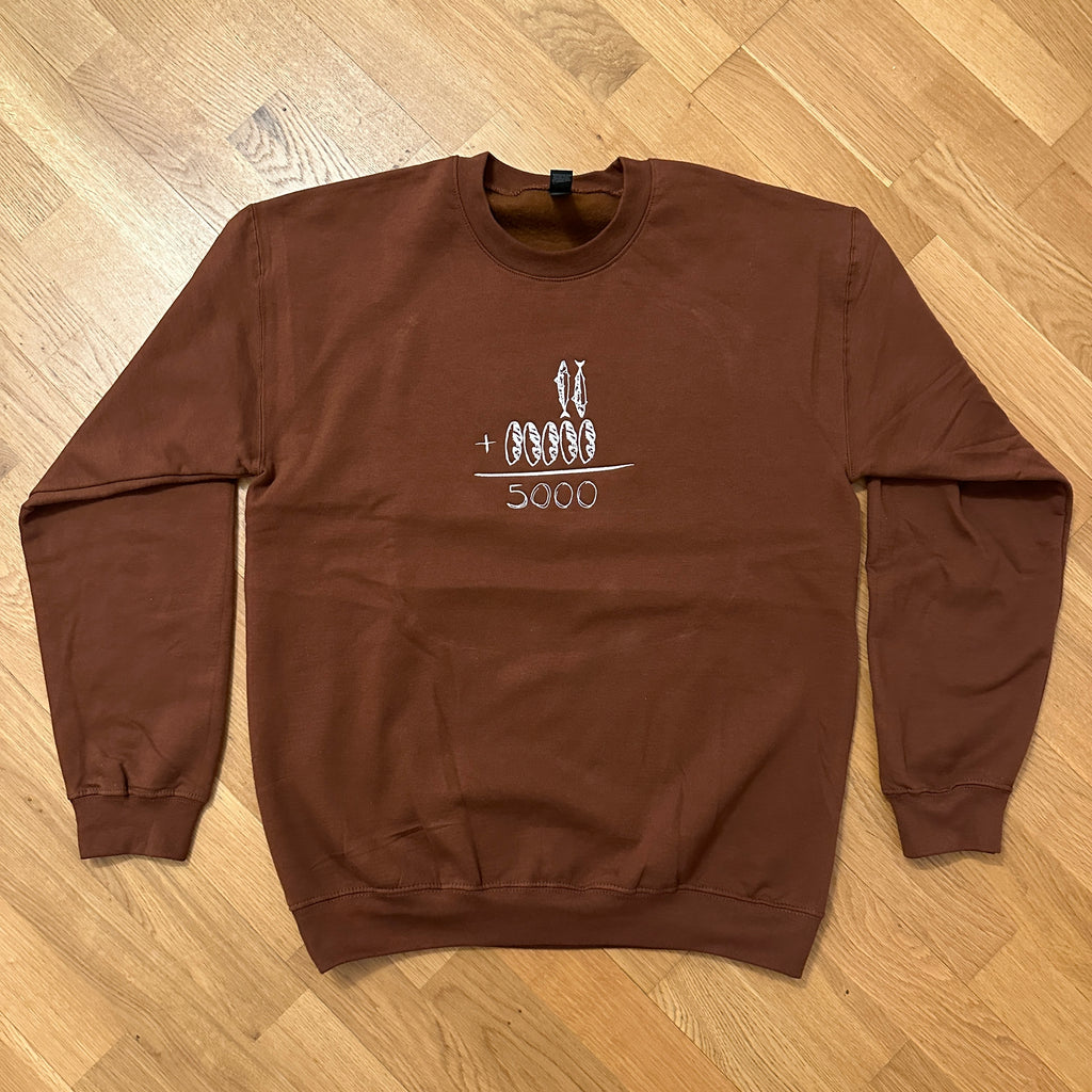 Five Loaves and Two Fishes Embroidered Sweatshirt