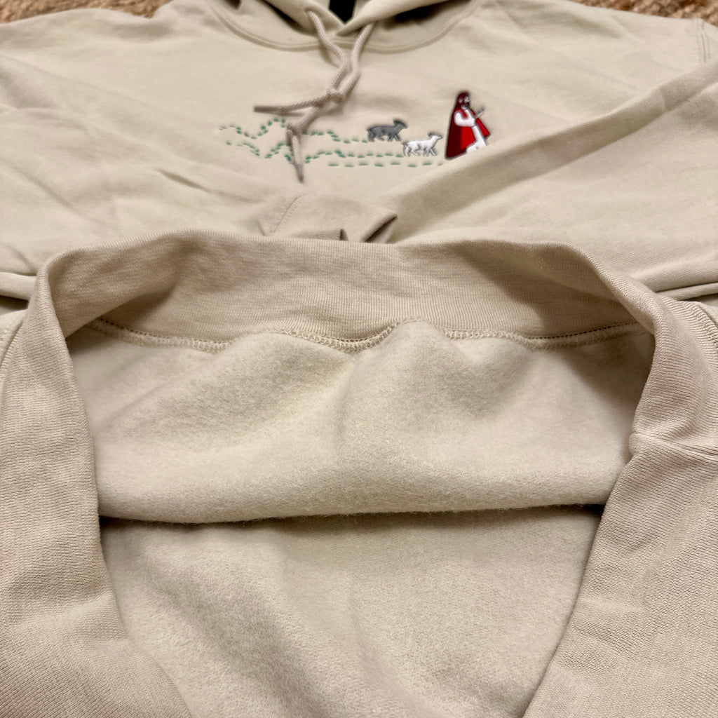- Couples - Embroidered Classic Unisex Pullover Hoodie