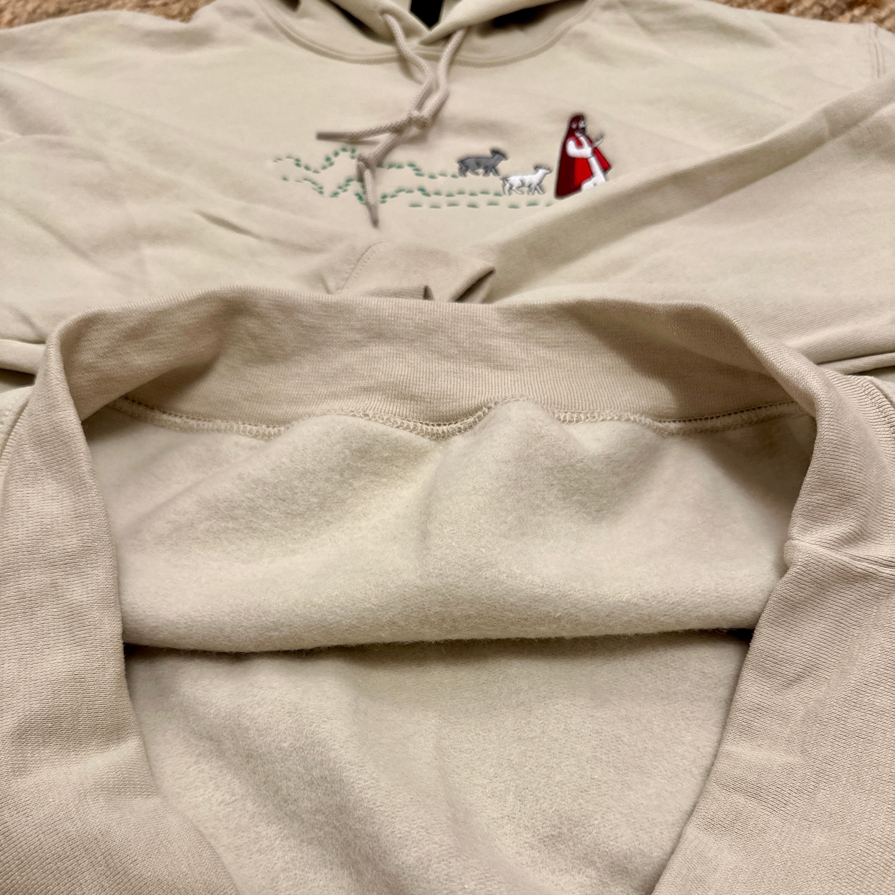 Walk With Jesus - Couples - Embroidered Classic Unisex Pullover Hoodie