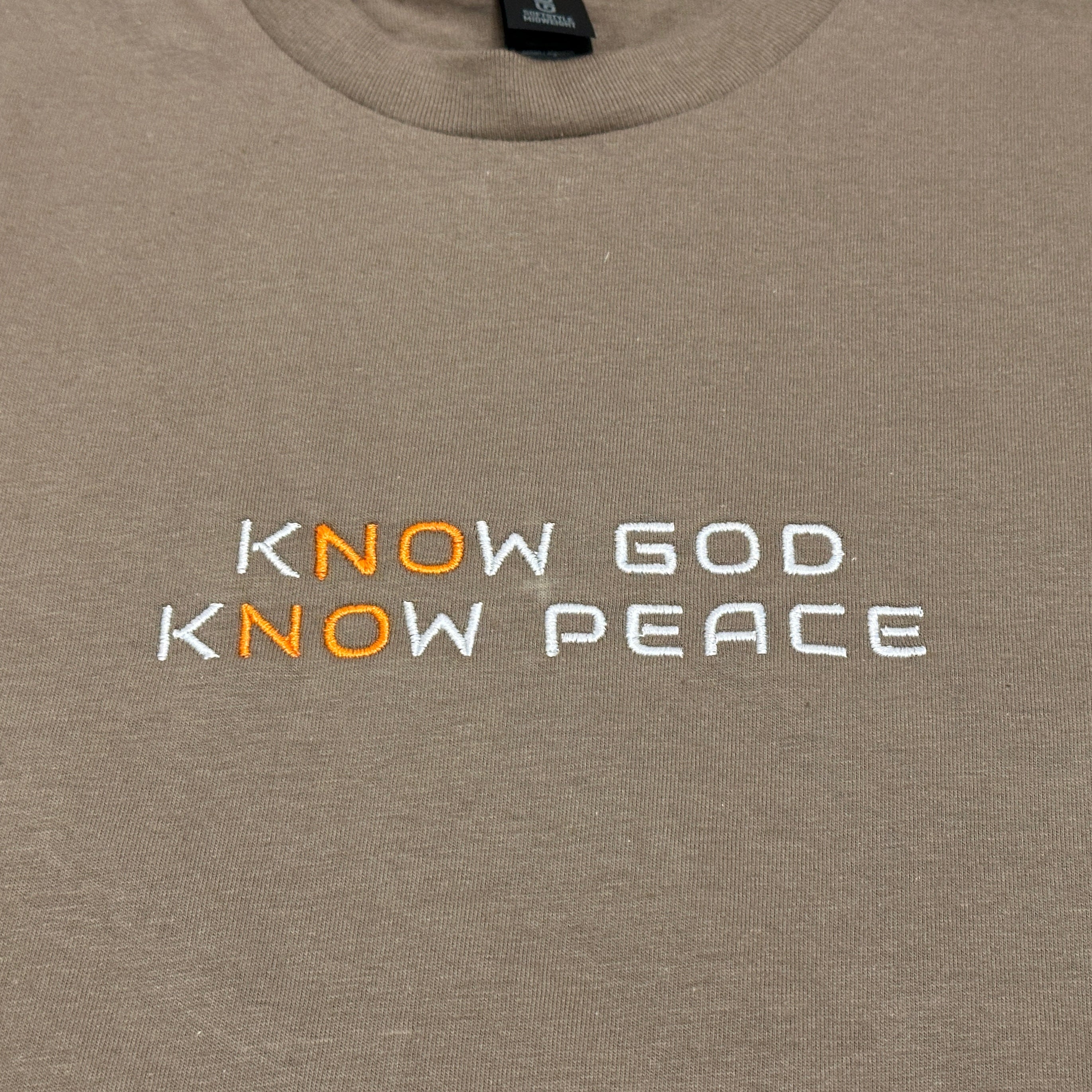 Know God Know Peace - Cotton T-shirt