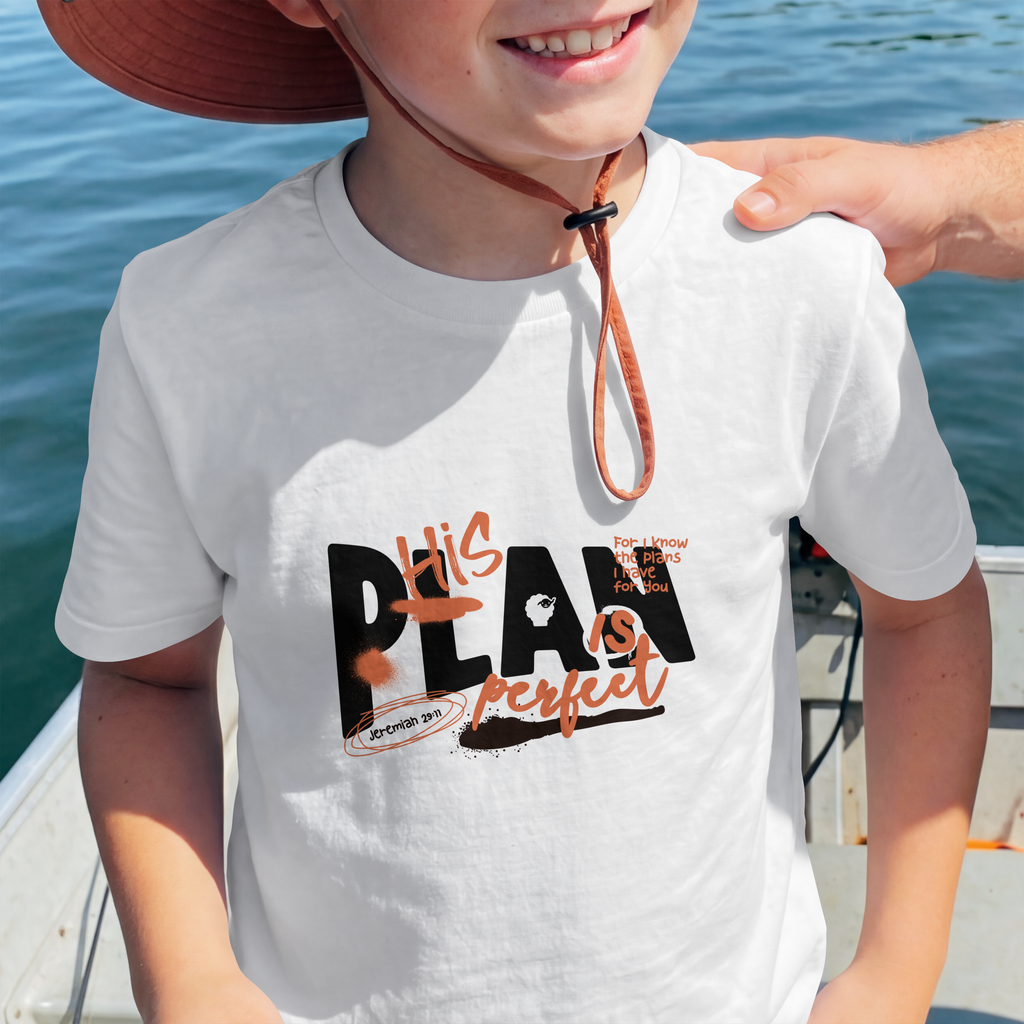 His Plan Is Perfect – Heavyweight Cotton T-shirt